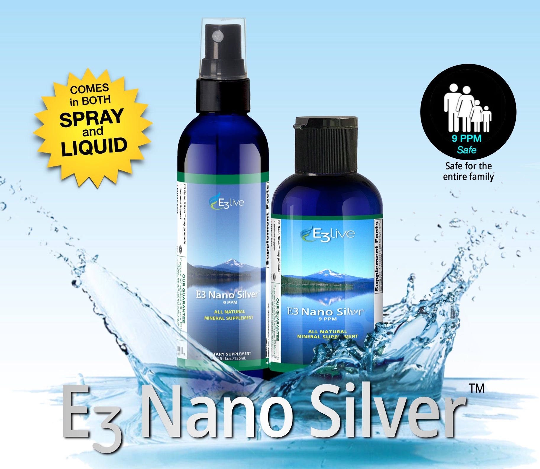 E3 Nano Silver 9ppm