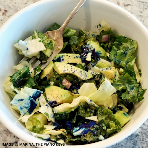 Blue and Green Salad