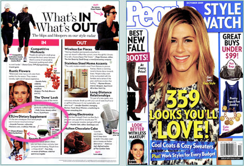 2009, Oct — PEOPLE StyleWatch Magazine – E3Live