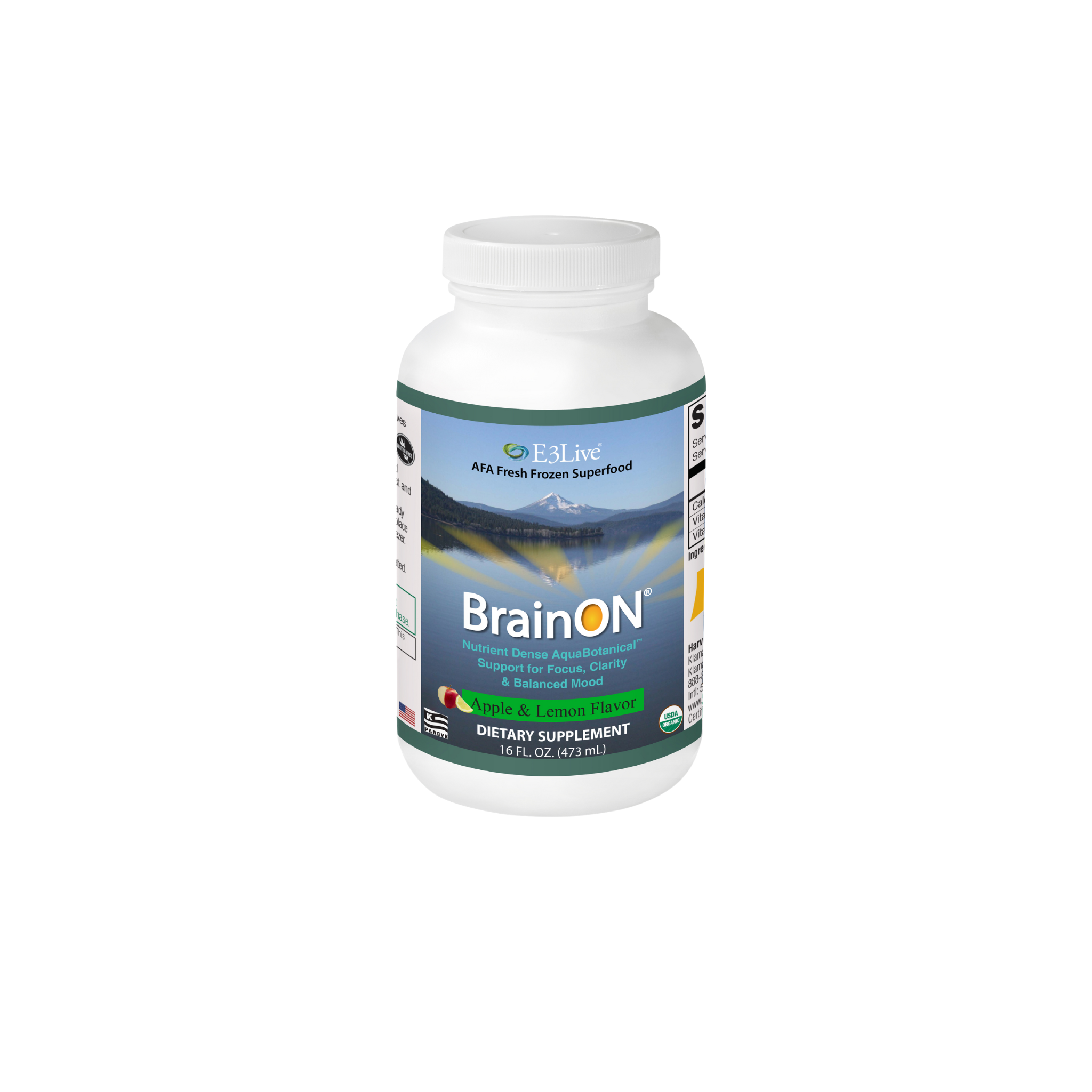 BrainON® Flavored (Apple/Lemon) 16oz/473ml