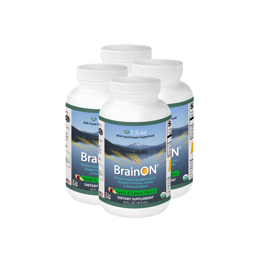 BrainON® Flavored (Apple/Lemon) 16oz/473ml 4 Pack