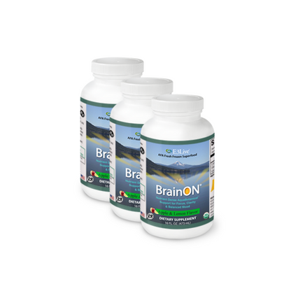 BrainON Flavored Apple and Lemon 3-pack of 16oz fresh-frozen bottles 