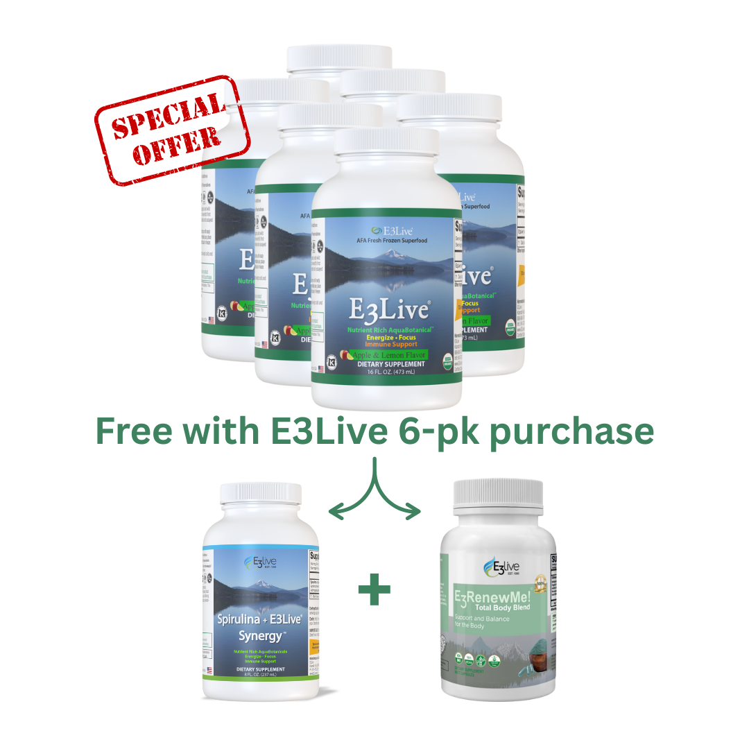 E3Live Flavored (Apple/Lemon) 16oz/473ml January Special